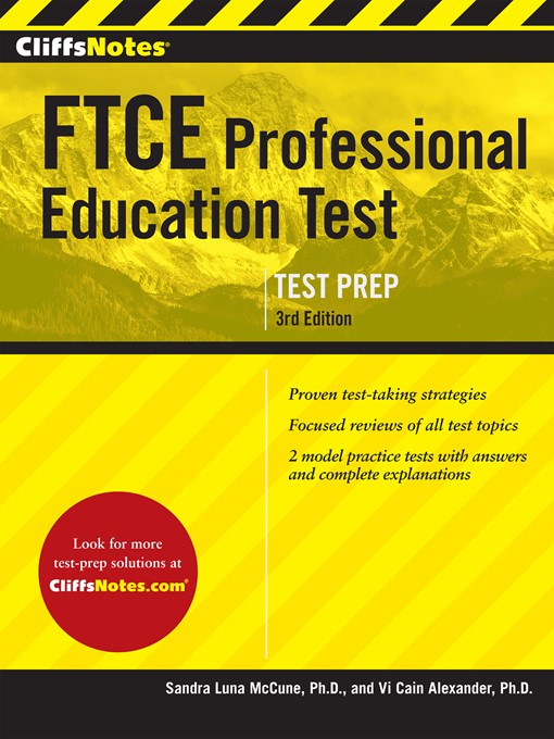 Title details for CliffsNotes FTCE Professional Education Test by Sandra Luna McCune - Available